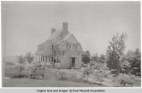 White house under construction