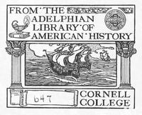 Cornell College bookplate