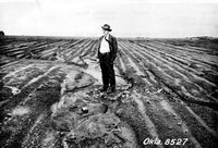 Hugh Hammond Bennett in a field in Oklahoma_Exhibit 