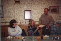 2000- Robert Brown receives, Woodland Owner of the Year Award at the Country Kitchen restaurant in Burlington, Iowa