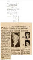 1976 - Pulaski Yoth Wins Regional Conservation Speech Contest