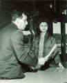 R.V. Cassill with Writers' Workshop student, The University of Iowa, 1960