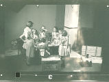 Woman and girls working on crafts, The University of Iowa, October 28, 1938