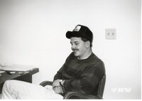 1992 Drew DeLang studying