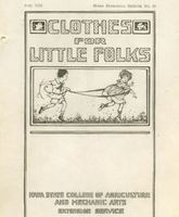 Title page; Clothes for Little Folks