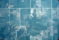 Unidentified aerial views of Des Moines County farmland