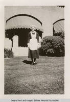 Arlene Friedlein in maid uniform