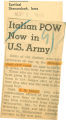 Italian POW now in U.S. Army