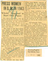 Press women in D.M. in 1943