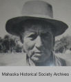 Chief Louis White Cloud (1868-1946), Great Grandson of Chief Mahaska, Ioway Nation; Mahaska County; Iowa