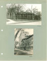 West side of Seashore Hall (then University Hospital), The University of Iowa, 1920s