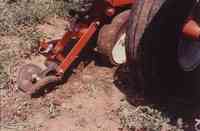 Three photos of a tiller in Plymouth County Iowa