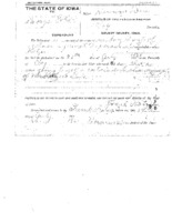 Complaint and Warrant of Arrest, 1921
