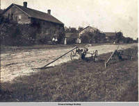Street scene, Middle Amana, Iowa, 1900s