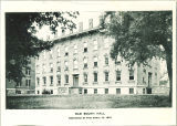 Old South Hall before destroyed by fire, The University of Iowa, 1900s