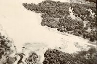 Flood Waters Flow Over Field