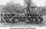 Band at Camp Macbride, The University of Iowa, 1914