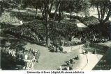 Induction ceremony on the Pentacrest, The University of Iowa, October 1, 1924