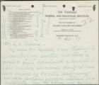 Letter from Carver to Pammel, July 23, 1919