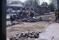 Tearing up Maple Street in Centerville, Iowa.