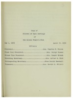 0114 Des Moines Women's Club Minutes 1928-1930