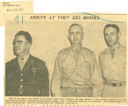 Arrive at Fort Des Moines