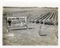 1986 Alternative Crop Project Sign