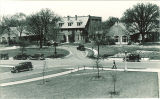 Street view of Psychopathic Hospital, the University of Iowa, May 1935