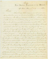 31. Gen. Samuel R. Curtis to Lincoln on cotton speculation allegations against Curtis