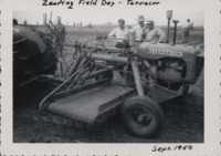 Terracer at the Zearing Field Day events.