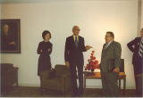 Reception with Dr. John Martin at the Rare Book Room, the University of Iowa, Mar. 31, 1989