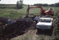 Duncan farm installs an aluminum toewall.