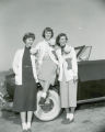 Homecoming queen and attendants, 1951
