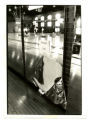 Broken aerobic mirror in State Gymnasium, 1995