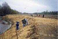 1999 Flint Creek Work Day  on Richard Osborn's property