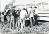 Students on field trip by bus