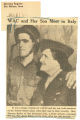 WAC and her son meet in Italy