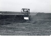 Man drives Altofer Cat D6 Bulldozer