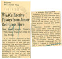 WAACs receive favors from Junior Red Cross here