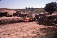 Patterson Road dam construction.