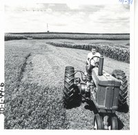 Dale Manders on tractor 