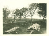 Construction of Quadrangle Hall, The University of Iowa, 1920
