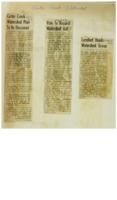1962 - Carter Creek Watershed Plans