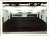 View of an auditorium from the stage, The University of Iowa, 1930s