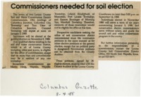 Commissioners Needed