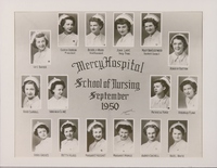1901 - 1998 Nursing school class photos by year