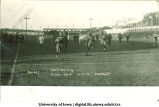 Cuhel scoring in Iowa-Ohio football game at Iowa Field, The University of Iowa, October 8, 1927
