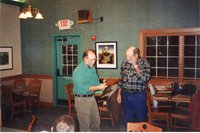2003 Outgoing district commissioner Jeff Bergman receives an award from Chairperson Don Lounsbury 