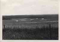 Contoured Land in back of fence in Plymouth County, Iowa
