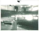 Lectern in auditorium of Macbride Hall, the University of Iowa, 1950s?